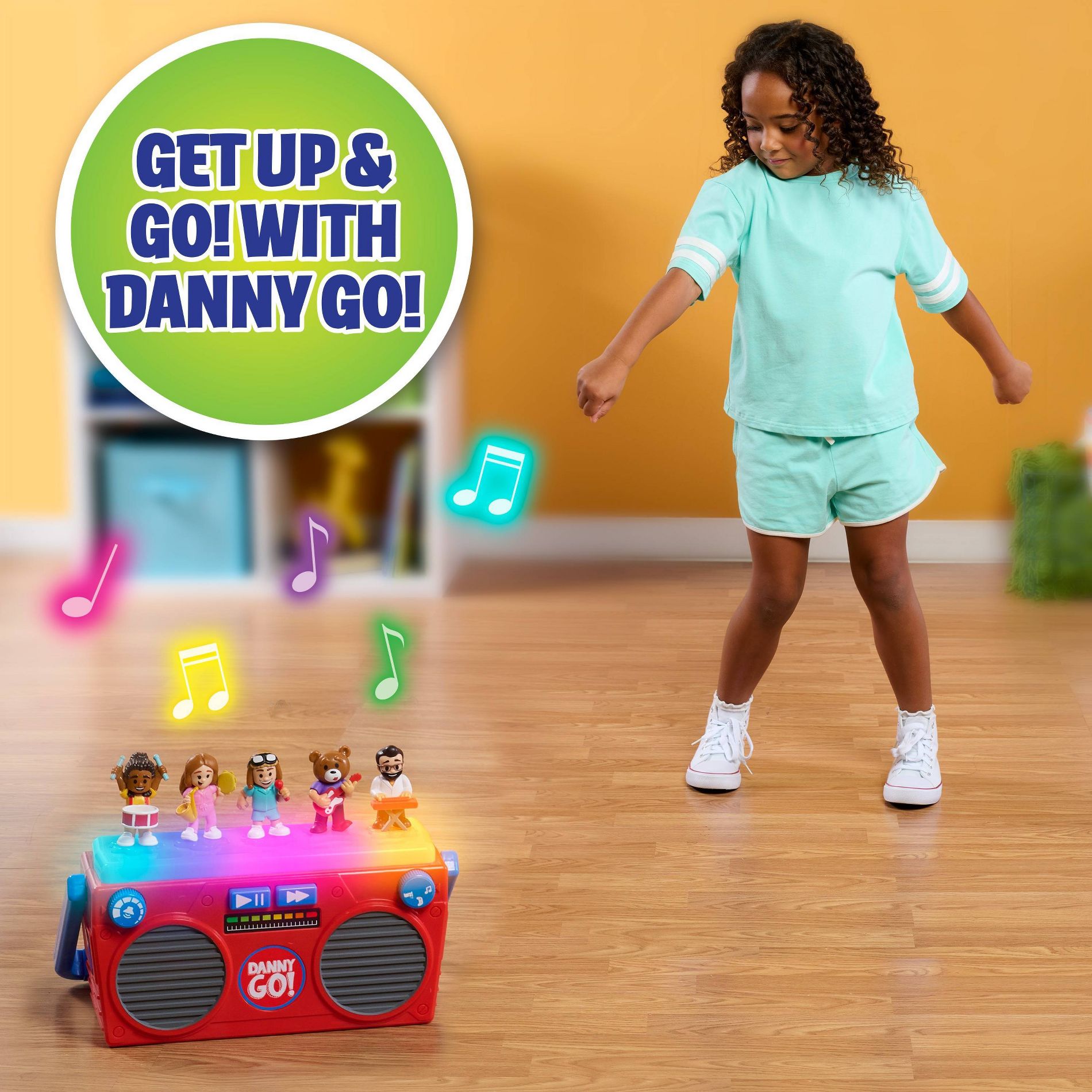Danny Go! Music Mix-Up Boombox Interactive Sound Toy for Preschool and Elementary School Kids Inspired by Danny Go! Show