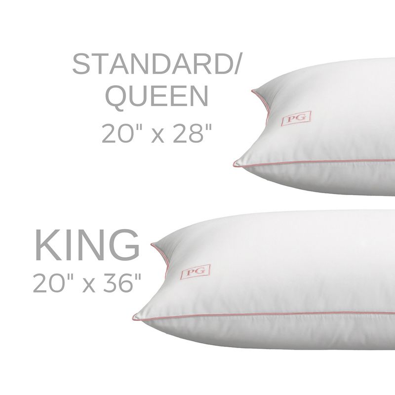 White Goose Down Pillow with 100% Certified RDS Down, and Removable Pillow Protector, 4 of 5