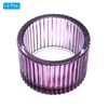 Unique Bargains Glass Table Centerpiece Decor Tea Light Candle Holders 2 Pcs 2.17" - 3 of 4