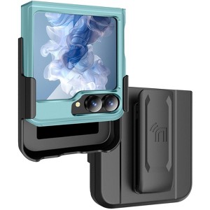 Nakedcellphone Rizz Case Combo for Samsung Galaxy Z Flip 6 5G Phone - Hybrid Cover and Belt Clip Holster Holder Combination - 1 of 4