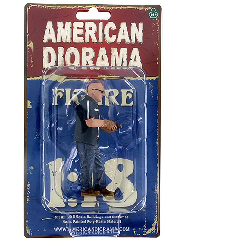 "Chop Shop" Mr. Fabricator Figurine for 1/18 Scale Models by American Diorama, 1 of 4