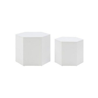 Hotraffy Set of 2 Hexagon Coffee Table