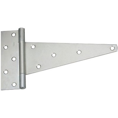 National Hardware 12 in. L Zinc Plated Steel Heavy Duty T Hinge 1 pk