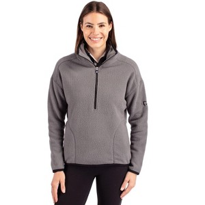 Cutter & Buck Cascade Eco Womens Fleece Pullover Jacket - 1 of 2