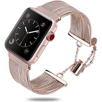 Worryfree Gadgets Metal Dressy Band for Apple Watch 38/40/41mm Series 8 7 6 SE 5 4 3 2 1