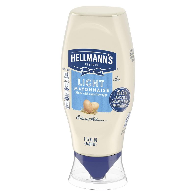 Hellmann's Light Mayonnaise Squeeze, 6 of 8
