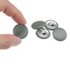 Unique Bargains Blouses Sweater Round Aluminum Cotton Fabric Cloth Covered Buttons 10 Pcs - 4 of 4