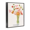 Stupell Industries Vivid Poppies Glass Floral Bouquet Arrangement Framed Giclee Art, Black, 11" x 14" - 2 of 4