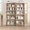 Pantry Cabinet with Glass Doors, 63" Tall Storage Cabinet with Adjustable Shelves for Kitchen and Bathroom - 2 of 4