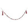 Transpac Wood 47 in. Multicolor Christmas Bead Snowman Garland - 2 of 3