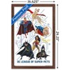 Trends International DC Comics Movie DC League Of Super-Pets - Counterparts Framed Wall Poster Prints - 3 of 4