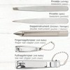 MEN's Kit - All - in - One Stainless Steel Grooming Tools for Manicure, Pedicure, Beard, Ear Care. - 2 of 4