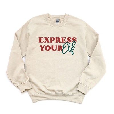 Simply Sage Market Women's Graphic Sweatshirt Express Your Elf