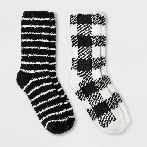 Mens athletic low cut Ankle sock Plaid printing Houndstooth Black white Short Lightweight Sock