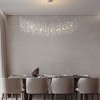 72"Modern Crystal Branch Chandelier, Dining Pendant Light - 3 of 4