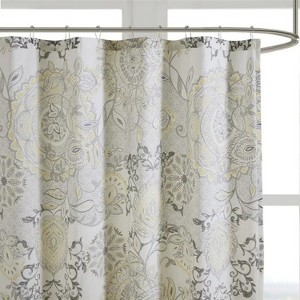 LunaLulinlk Printed Cotton Shower Curtain - 1 of 4