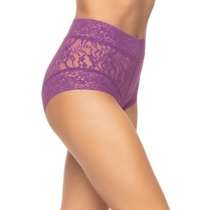 Felina Signature Stretchy Lace Hi-Waisted Boyleg Panty - 1 of 2