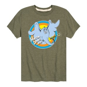 Boys' - Dr. Seuss - Horton Draws A Who Short Sleeve Graphic T-Shirt - 1 of 4