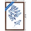 Trends International Jean Plout - Indigo Botanical Adiantum Assimle Framed Wall Poster Prints - 3 of 4