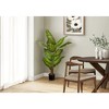 Gulches Artificial Plant, 47" Tall, Evergreen Tree, Indoor, Faux, Fake, Floor, Greenery, Potted, Real Touch, Decorative, Green Leaves, Black Pot - 2 of 4