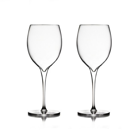 Nambe Vie Chardonnay Wine Glasses, Set Of 2,18-ounce 3.5 D. X 9 H. :  Target