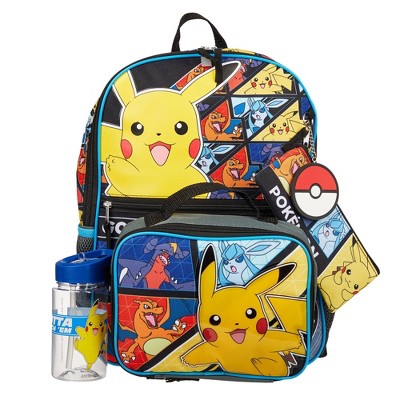 Pokemon Kids 5pc 16 Backpack Set With Lunch Bag Target