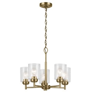 Kichler Lighting Winslow 5 - Light Chandelier in  Natural Brass - 1 of 2