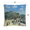 Pierre Renoir 16 X 16 Decorative Throw Pillow by Trademark Fine Art - 4 of 4