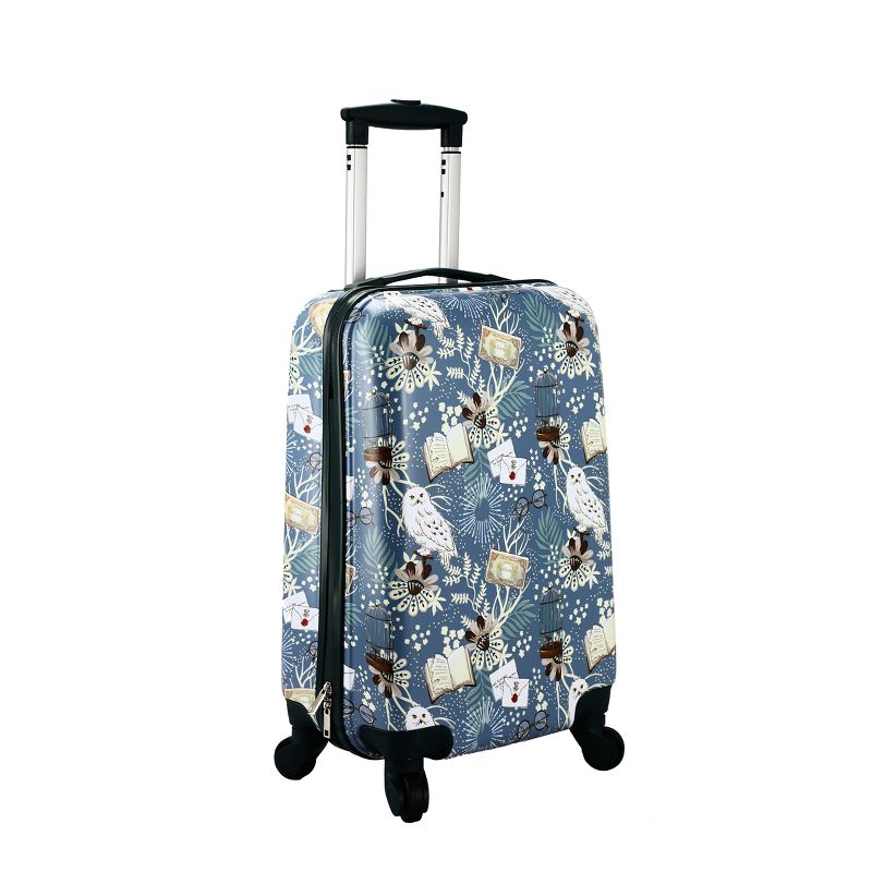 Harry Potter Hedwig 20 Inch Blue Carry-on Luggage with rolling wheels, 3 of 7