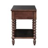 Starlight Canyon Home,Brown Morocco Bedside Table with Storage for Bedroom and Night Use - 3 of 4