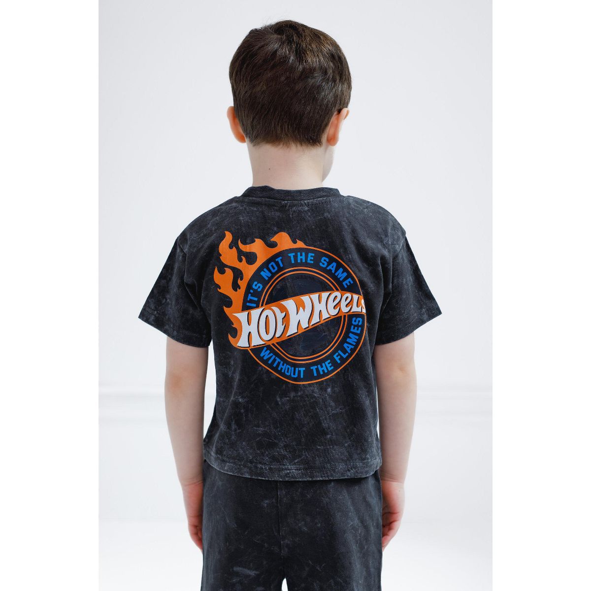 Hot Wheels T-Shirt and French Terry Shorts Outfit Set Toddler - thumbnail 4
