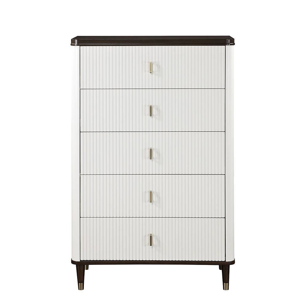 Photos - Wardrobe 35.5" Carena Decorative Storage Drawer: Acme Furniture, 54.5" Height, 5 Drawers, Wood Composite, No Assembly Required