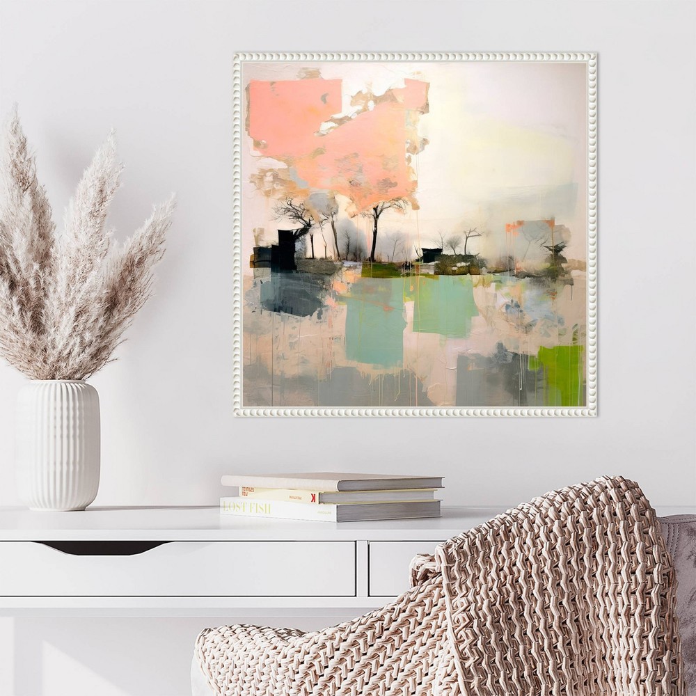 Photos - Other Decoration Amanti Art 22"x22" Enchanting Meadows II by Irena Orlov Framed Canvas Wall Art Print: Polystyrene Frame, Lithograph Medium