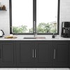 Single Bowl Undermount Workstation Kitchen Sink - 27inx19inx 10in Inch 16 Gauge Stainless Steel Deep Sink - 4 of 4