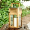 Alenna 21.25" Indoor/Outdoor Lantern - PLT4079 - Light Brown - Safavieh - 3 of 4