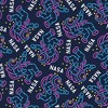 Men's NASA Pajama Shorts - Navy Blue - 3 of 3