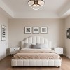 BAOURE 20" Modern Black LED Ceiling Light, 3-Ring Flush Mount Fixture for Living Room, Bedroom, Dining Room, Energy-Efficient - 3 of 4