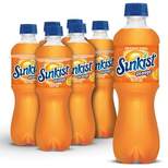 Sunkist Orange Soda Bottles - 6pk/16.9 fl oz