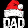 Women's Design By Humans Dad Santa Christmas By NekoShop Racerback Tank Top - 2 of 3