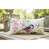 Watercolor Birds & Butterflies Climaweave Pillow – 17x9 inch Accent by Manual Woodworkers and Weavers - 2 of 3