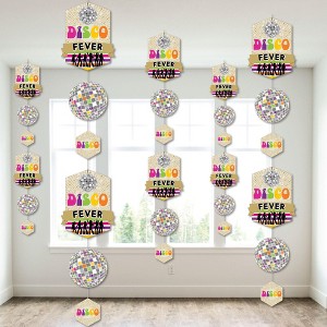 Big Dot of Happiness 70's Disco - 1970s Disco Fever Party DIY Dangler Backdrop - Hanging Vertical Decorations - 30 Pieces - 1 of 4