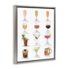 Stupell Industries Soft Artisanal Cocktails Menu Black Framed Floater Canvas Wall Art - 3 of 4