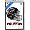 Trends International NFL Atlanta Falcons - Drip Helmet 20 Framed Wall Poster Prints - 3 of 4