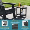 Arceso Outdoor Side Table, 2-Tier HDPS Patio End Table Weather Resistant, Morden Side Table for Patio, Pool, Porch - 4 of 4