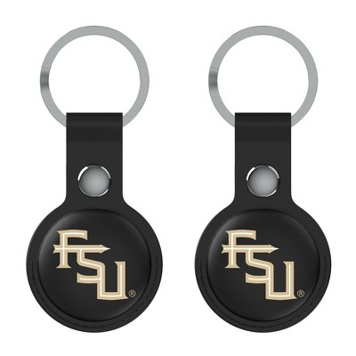 Keyscaper NCAA ACC Universities Insignia Black Airtag Holder 2-Pack