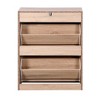 MAYEERTY Wooden Shoe Cabinet for Entryway, Shoe Storage Cabinet with 2 Flip Doors - 4 of 4