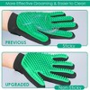 Bellura Pet - Gloves for Pet Hair Removal - Green - 3 of 4