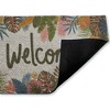 Stupell Industries Whimsical Welcome Tropical Entry Printed Outdoor Imitation Sisal Door Mat, design by Lisa Perry Whitebutton - 2 of 4