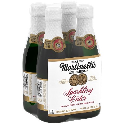 Martinelli's Gold Medal Sparkling Cider -25.4 Fl Oz Glass Bottles : Target