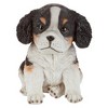 Design Toscano Black & White Cavalier King Charles Puppy Partner Collectible Dog Statue - 2 of 4